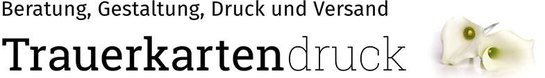 Logo von Trauerkartendruck